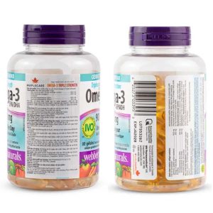 Webber Naturals Omega-3 - Cho Tim Mạch Và Não Bộ - Ảnh 3
