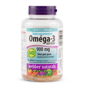 Webber Naturals Omega-3 - Cho Tim Mạch Và Não Bộ