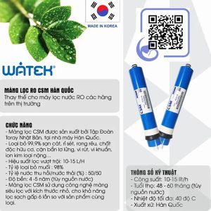 Màng lọc RO CSM 50 GPD Hàn Quốc - Ảnh 4