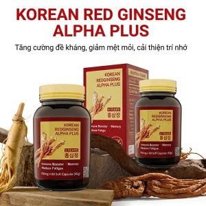 Sâm Redginseng Alpha Plus - Giải Pháp Vàng Tăng Sức Đề Kháng - Ảnh 2