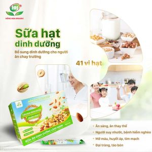 Sữa Hạt Dinh Dưỡng Hồng Hoa Organic Hộp 900g Chính Hãng - Ảnh 3