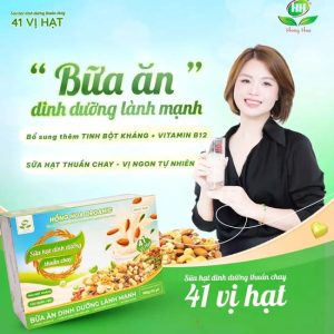 Sữa Hạt Dinh Dưỡng Hồng Hoa Organic Hộp 900g Chính Hãng