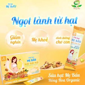 Sữa hạt mẹ bầu Hồng Hoa Cho Phụ Nữ Mang Thai