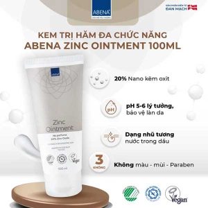 Abena Zinc Oinment 100ml Kem Đa Năng Phục Hồi Da Toàn Diện