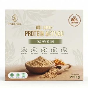 Bột Cordy Protein ActivGo Đạm Thực Vật Kết Hợp Đông Trùng Hạ Thảo - Ảnh 2