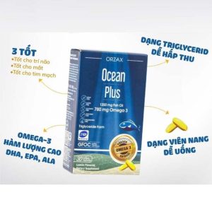 Omega 3 ORZAX Ocean Plus Hỗ Trợ Sức Khỏe Toàn Diện - Ảnh 2