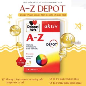 A-Z Depot Bổ Sung Vitamin Và Khoáng Chất Của Đức 7 A-Z Depot Bổ Sung Vitamin Và Khoáng Chất Của Đức - Ảnh 2
