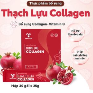 Thạch lựu Collagen - Bí Quyết Nuôi Dưỡng Làn Da Tươi Sáng