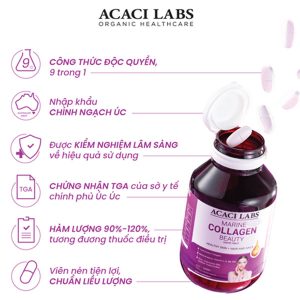 Collagen Thủy Phân Acaci Labs Marine Collagen Beauty Australia 11 Collagen Thủy Phân Acaci Labs Marine Collagen Beauty Australia - Ảnh 3