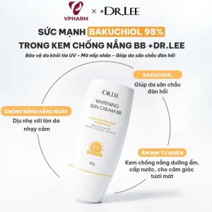 Kem Chống Nắng Bakuchiol +Dr.lee Nâng Tone, Kiềm Dầu Và Ngừa Lão Hóa - Ảnh 2