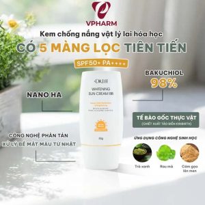 Kem Chống Nắng Bakuchiol +Dr.lee Nâng Tone, Kiềm Dầu Và Ngừa Lão Hóa - Ảnh 3